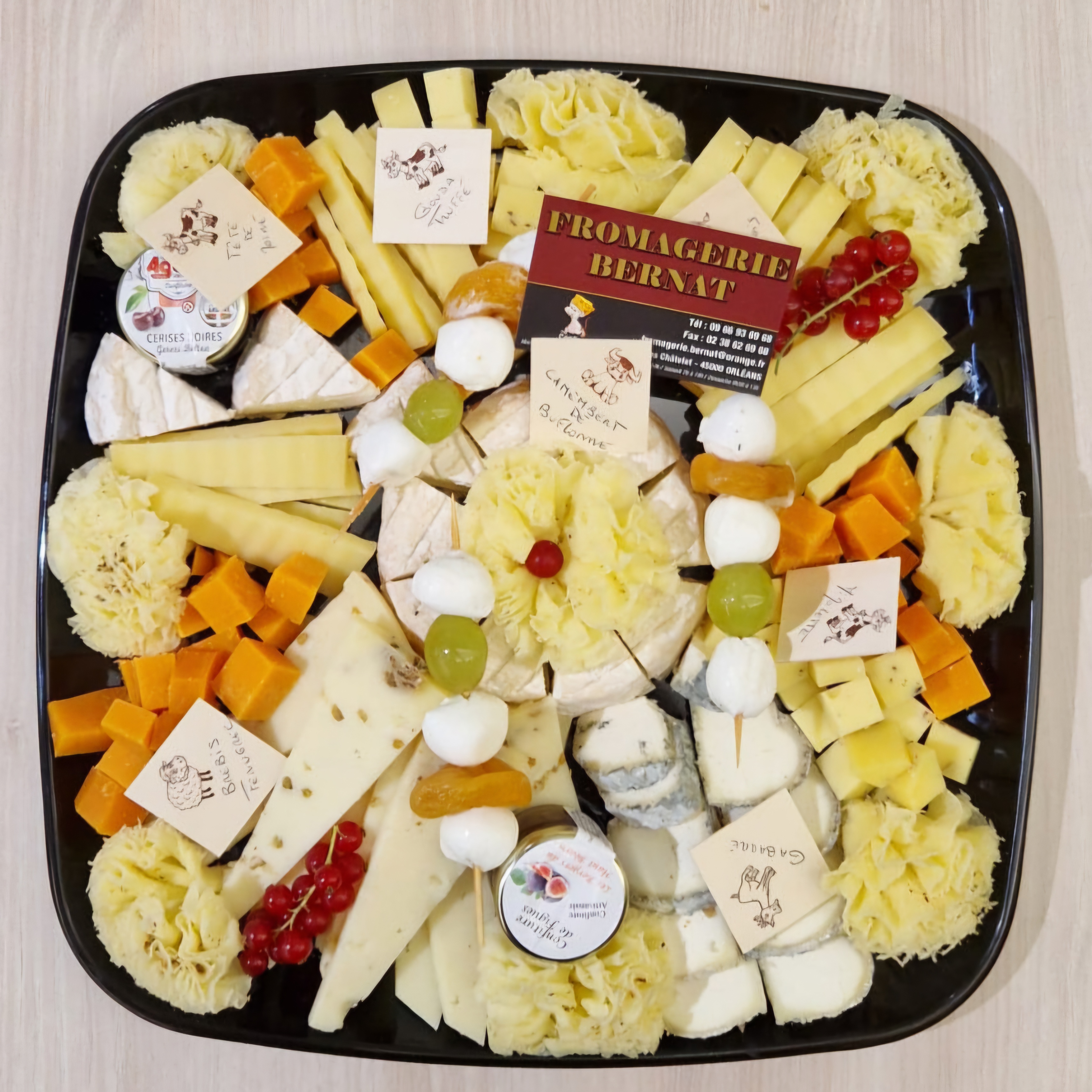 Plateaux de fromages à Orléans dans le Loiret (45)